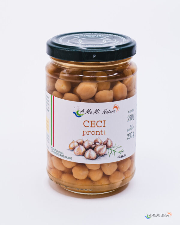 Ceci pronti cotti a vapore