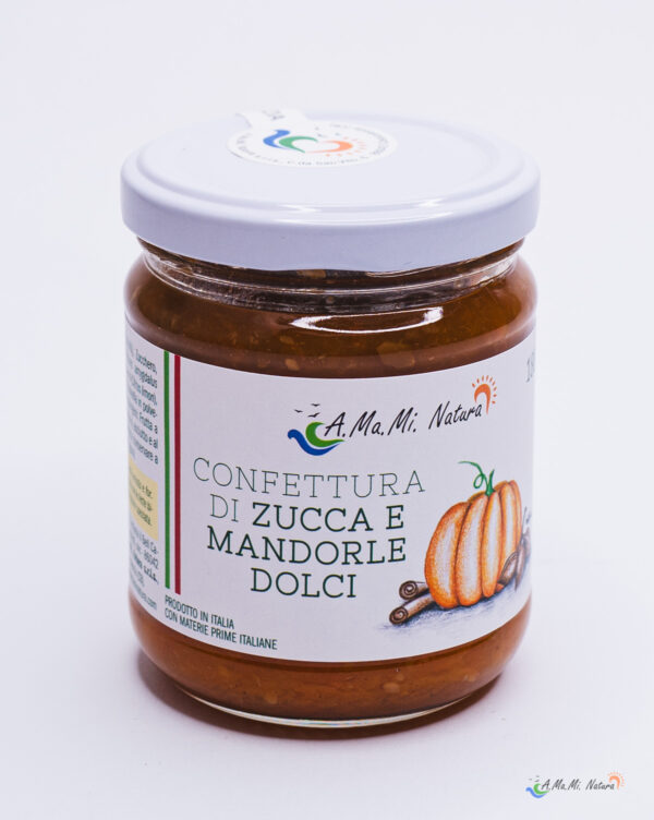 Confettura di zucca e mandorle dolci